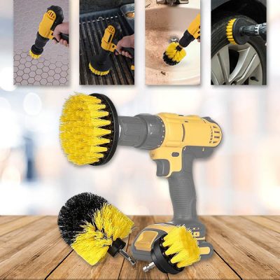 Leistungsstarkes Bohrbürsten-Reinigungsset (3-teilig) | DRILLBRUSH