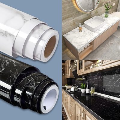 Selbstklebende Folie in Marmoroptik (45 cm x 300 cm) | MARBLEEX