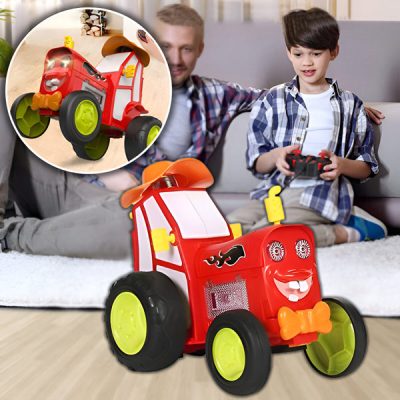 Mache Stunts mit dem springenden Traktor | JUMPICAR