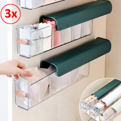 Klebe-aufbewahrungs-organizer (3er Pack) | ORGABIN
