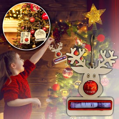 Weihnachtsdekoration mit geldscheinklammer (3 St.) | ORNATASTIC
