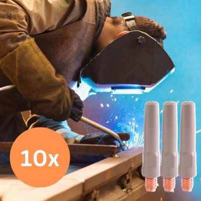 Antihaftbeschichtete Düse für Schweißpistole (10 Stück) | VERLAMKO