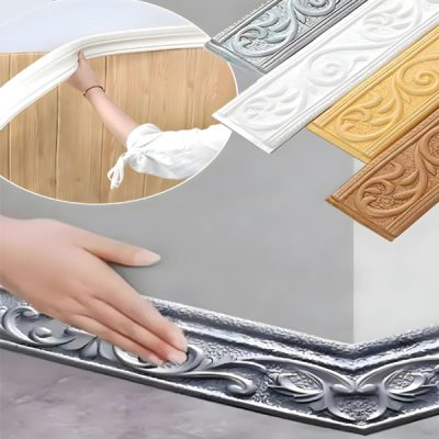 Selbstklebender 3D-Wandabschlussstreifen (2,25 m) | LINAWALL