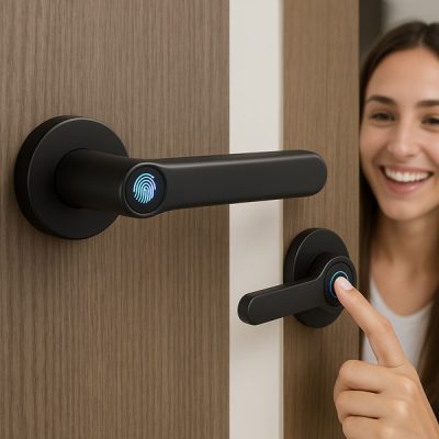 Türgriff mit Fingerabdruckentriegelung | DOORISMART