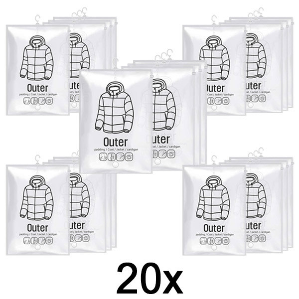 5x Hängende Vakuum-Aufbewahrungsbeutel – (4 Stk) | VACUHANG