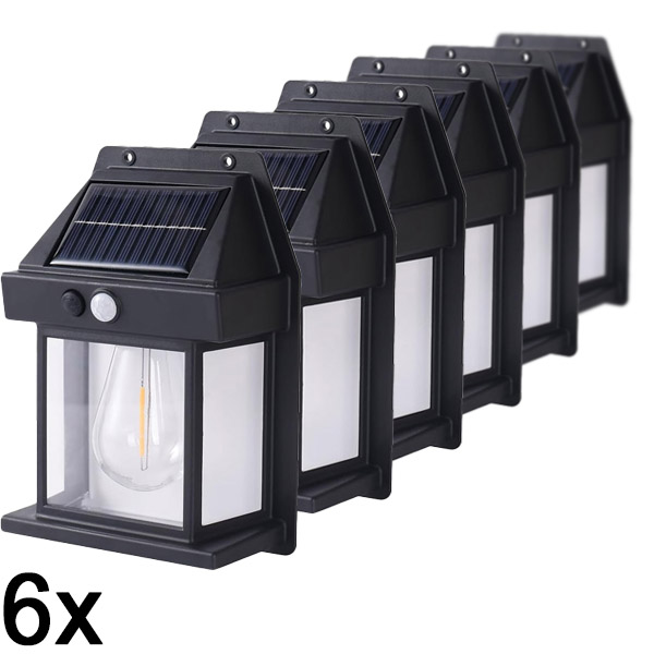 6x Außen-solar-sensor-bewegungsleuchte | FLUXLAMP
