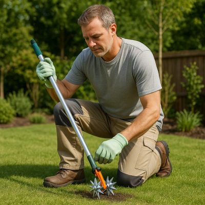 2‑in‑1: Gartensäer und Rasenbelüfter | CULTIVATORKO
