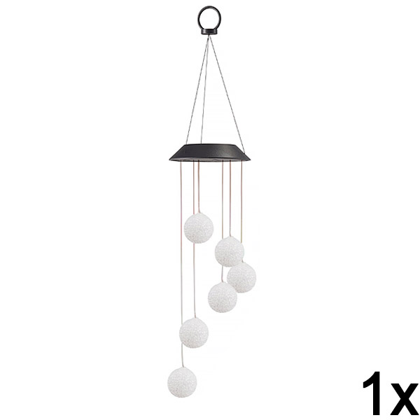 1x Solar-LED-Hängelampe | AURAWIND
