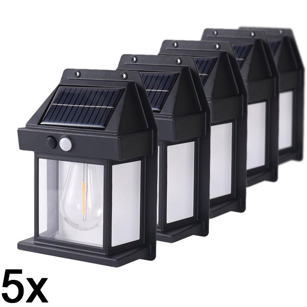 5x Außen-solar-sensor-bewegungsleuchte | FLUXLAMP