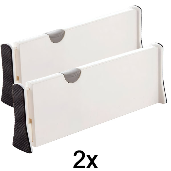 2x Verstellbare trennwand für schubladen oder regale | DIVISERINO