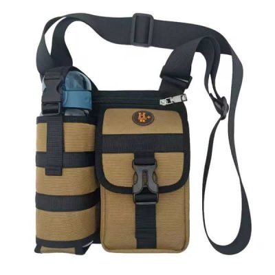 Schultertasche mit Wasserflaschenhalter - 22x21 cm, Netzgewebe | TREZORIA