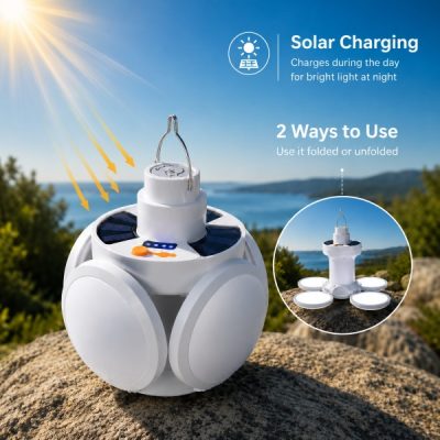 Faltbare Solar-Laterne 2-in-1 | FOLDGLAZE