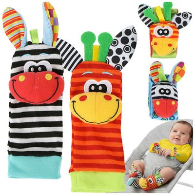 Sensorische Rasselsocken und Handgelenkbänder | BIBIBUD