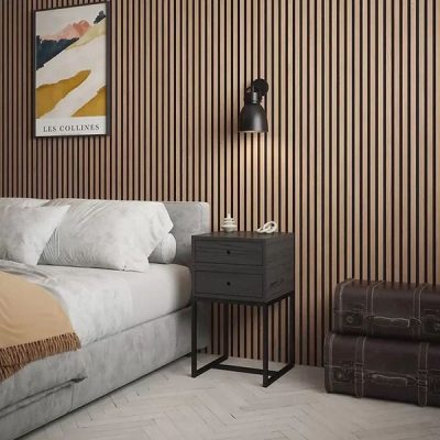 Selbstklebendes Wandpaneel in Holzoptik | LINEWALL