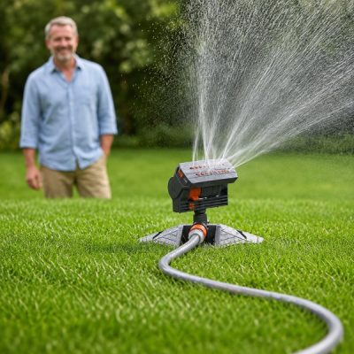 Oszillierender verstellbarer Rasensprenger – bewässert bis zu 278 m² | WETSWEEP