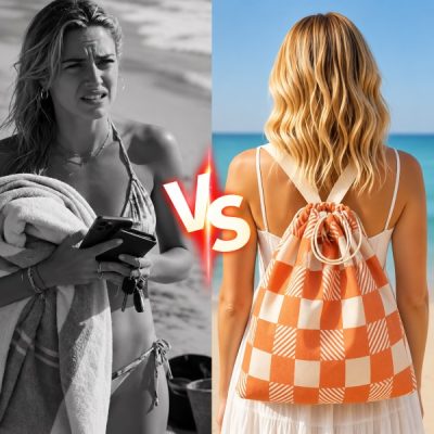 Verwandelbares Strandtuch-Rucksack | BAGTOW