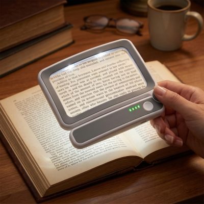 Rechteckige LED-Leselupe | READSCOPE