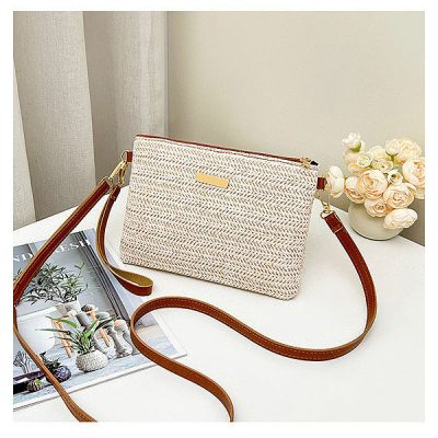 Elegante gewebte Umhänge- und Clutch-Tasche (2 in 1) | WOVELLA